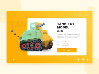 C4D tank model -c4d source file sharing c4d interface poster ps sketch vision
