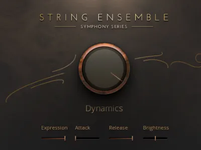 Symphony Series String Ensemble app interface interface design music instrument piano synthesizer ui ux design vst