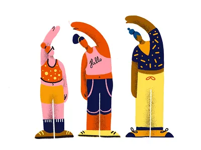 YOGA JOURNEY Illustration flat graphic design illustration interaction design landing page layout typography ui ui ux web web design yoga