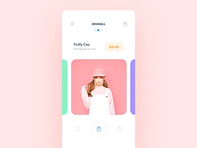 MiniMall App app application buy ios order shop shopping store swipe tinder ui ux