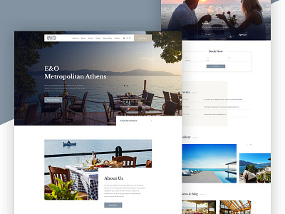 Restaurant Homepage Design bar booking clean design homepage landing order restaurant ui ux web
