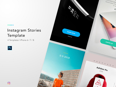 Instagram Story Template free freebie instagram mobile photoshop story template ui
