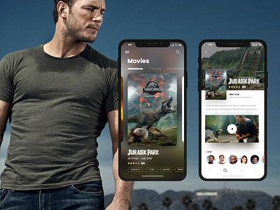 Movie App #4 app cine cinema design impossible mission movie poster ui