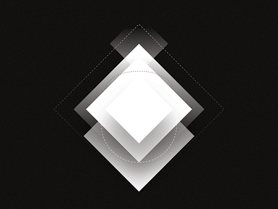 Basic Geometric Shapes Light Exploration - 4 Close View dark geometric gradient grunge light noise shapes wallpaper