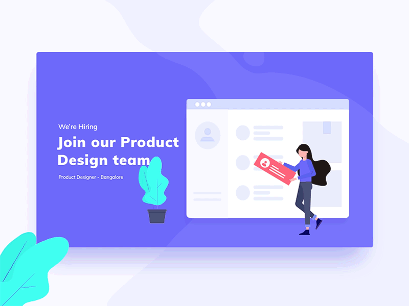 Hiring Jr. Product Designer @ Rentomojo app web design bangalore designer hiring motion product product design rentomojo ui ui design ux