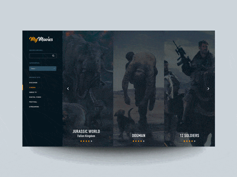 Daily UI "Studying micro interactions" animation design interaction interface motion movie parallax principle ui ux