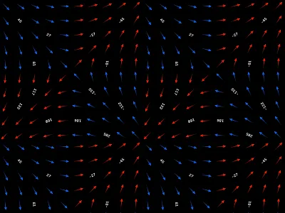 Antivortex Coordinates field pattern physics