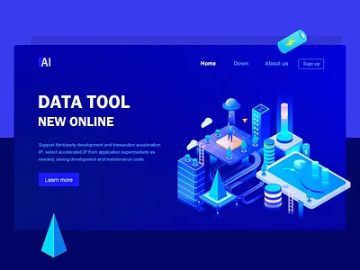 date tool app colours home landing minimal page ui ux web website