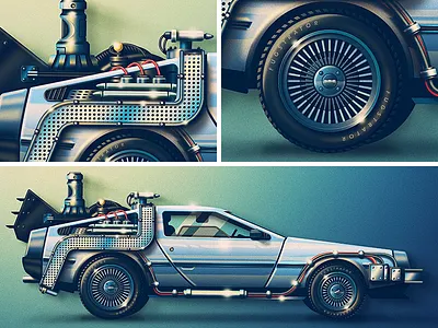 delorean-final-final-v2.ai 80s back to the future delorean dmc lighting retro san diego skeuomorphic skeuomorphism time machine time travel