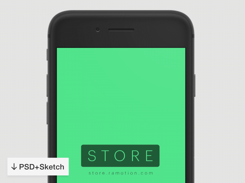 iPhone 8 Mockup Clay clay download free freebie iphone iphone 8 mock up mockup phone psd ramotion sketch