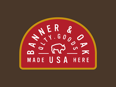 Banner & Oak - Vista design graphic headwear outdoor patch type typography use