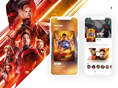 Movie App #3 app cine cinema design impossible mission movie poster ui