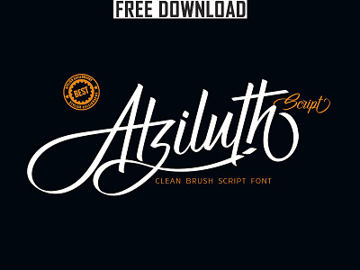 Atziluth Script - FREE DOWNLOAD beautiful branding brush calligraphy chic elegant free download hipster retro script urban vintage font