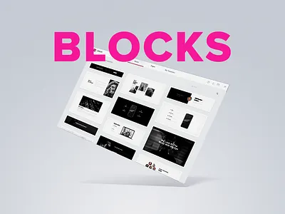 Blocks Library blocks clean element elementor layout modal page template ui ux