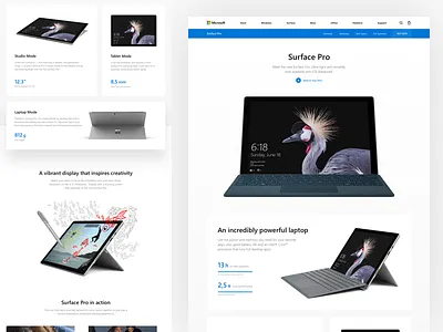 Microsoft: Surface Pro concept landing microsoft redesign surface surface pro tablet