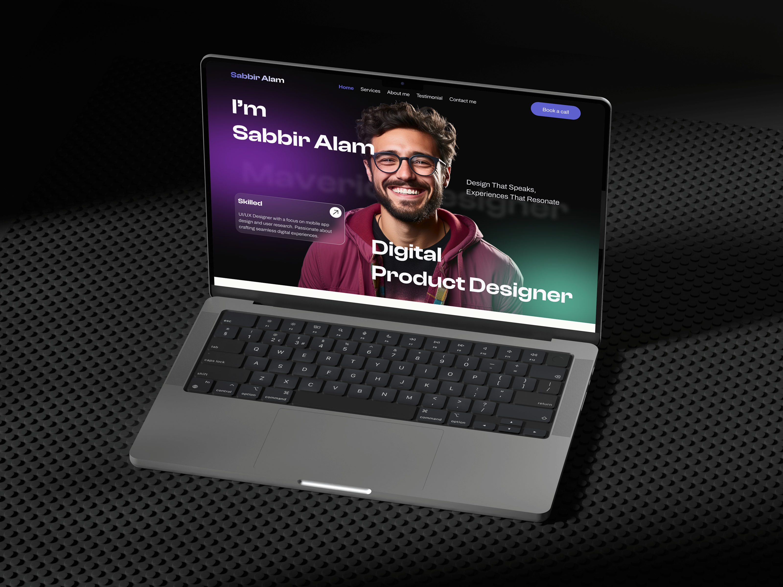 Example of Website Landing Page Design.