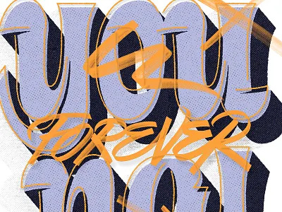 Forever Young calligraphy cover editorial forever young graffiti lettering magazine tag