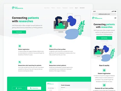 Celf Preservation - Landing Page health landing page patients researchers