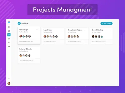 Projects Management & Time Tracking bearbook projects task time tracking