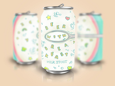 Cereal Killer beer cereal craft beer digital painting