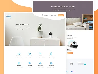 TurkTelekom Smart Home ReDesign camera cat design home security smart telecom ui watch
