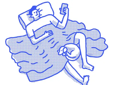 Expectations vs. Reality adobe sketch design expectation halftone illustration reality weekend