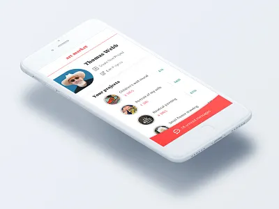 Daily UI - 06 User Profile @daily ui app iphone 8 ui user profile visual design