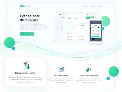 Peer to peer marketplace💰 bitcoin blockchain crypto cryptocurrency currency design ethereum exchange ico website