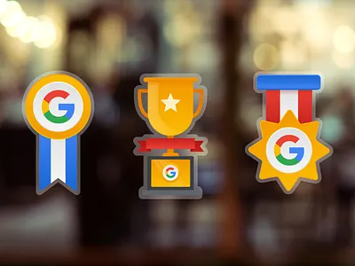 Awards adobe award badge best of illustration illustrator medal stickers trophy