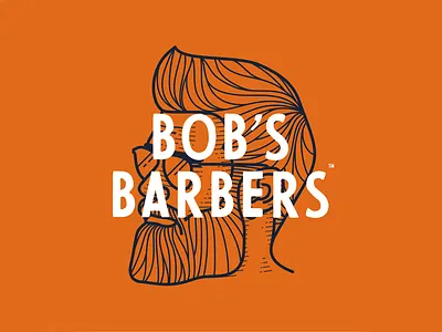 Bobs Barbers Gentlemens Grooming - Identity barber grooming illustration logo logodesign typography