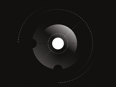 Basic Geometric Shapes Light Exploration - 5 Close View dark geometric gradient grunge light noise shapes wallpaper