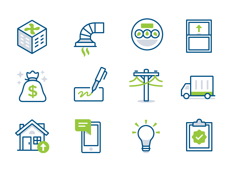 Home Energy Icon System