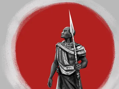 Tribe Warrior art background design character design concept art design digital art illustration