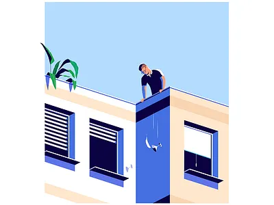 Drop architecture drop fail illustration martini party roof summer