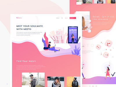 Dating app case study app case study dating app dating ui icons illustration love mobile ui user interface ux web