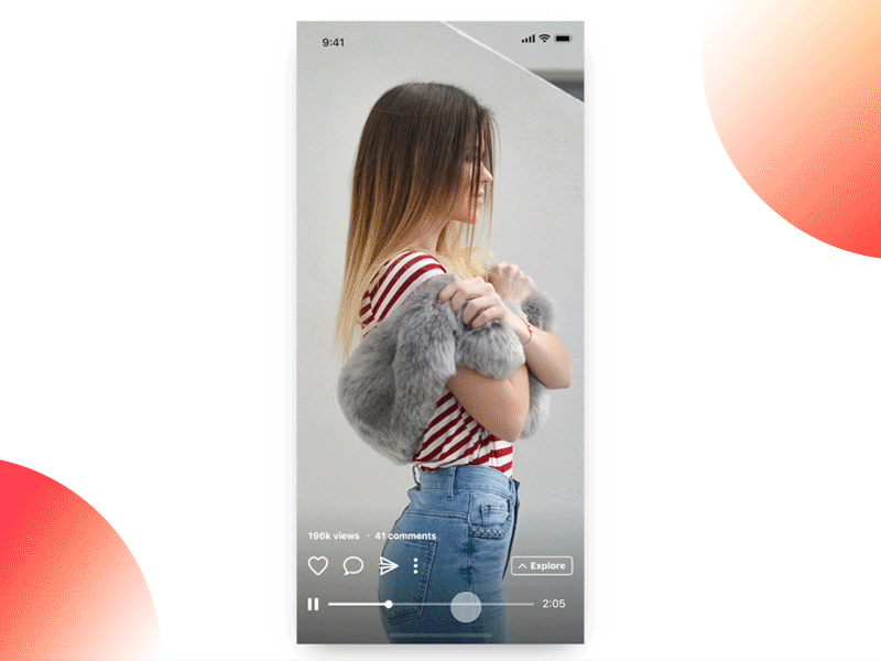IGTV Exploration iPhoneX - Browse Video
