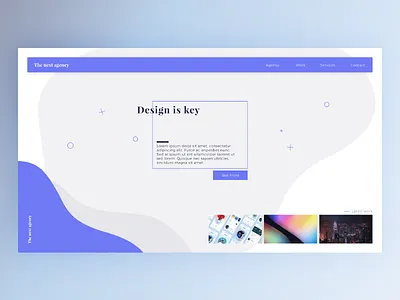 The next agency - Webdesign concept agency clean concept design modern site ui ux web webdesign