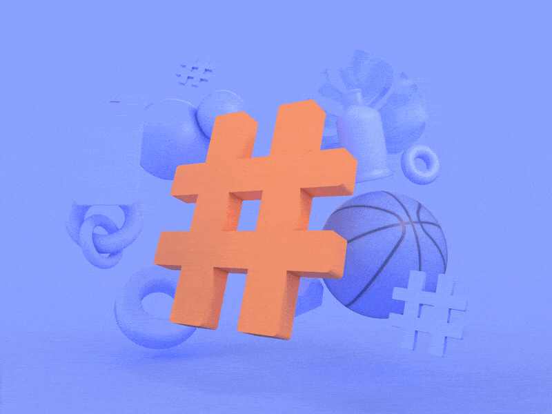 New Socialbakers tool_main visual 3d hashtag motion socialbakers visual
