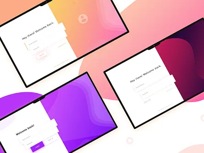 Login Concept login signin ui ux web