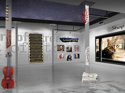 Art of Stream 3d art stream ui ux web website