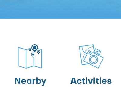 Welcome screen app travel ui