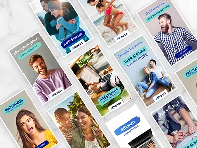 Affianza - Social Media consulting facebook posts financial services instagram stories logo design social media social networks strategy