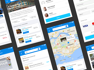 Mobile payment app Liquidpay apps clean food interface ios minimal mobile payment ui set ux voucher user
