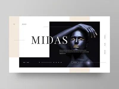 Darc adobe xd beauty clean design fashion gold grid minimal ui ux web web design