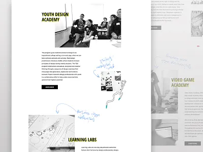 Inneract Project bold color contrast hand drawn hand written organic style texture themeboard typography visual