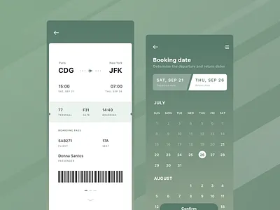 Color exploration03 #30/100 airplane color concert gradient tickets ui ux