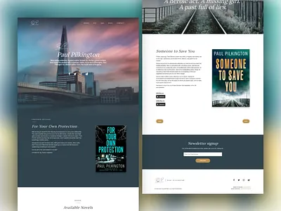 Paul Pilkington, Suspense Mystery Author author book crime mystery novel ui design ux design web design web development wordpress