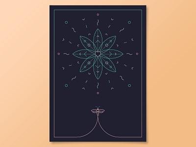 Nectar graphic design illustration poster design print print design vector