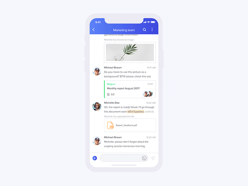 Pull-to-refresh feature animation app clean communication interaction interface ios management mobile ui ux