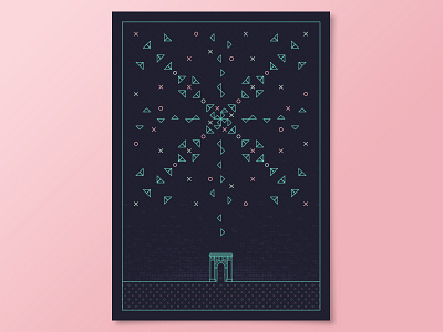 Dream Door graphic design illustration poster design print print design vector